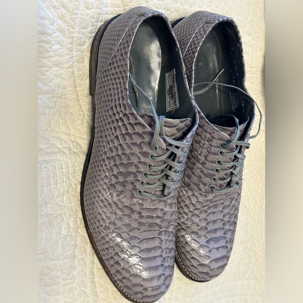 STACY ADAMS - (C2932) MADISON PLAIN TOE (GREY)
